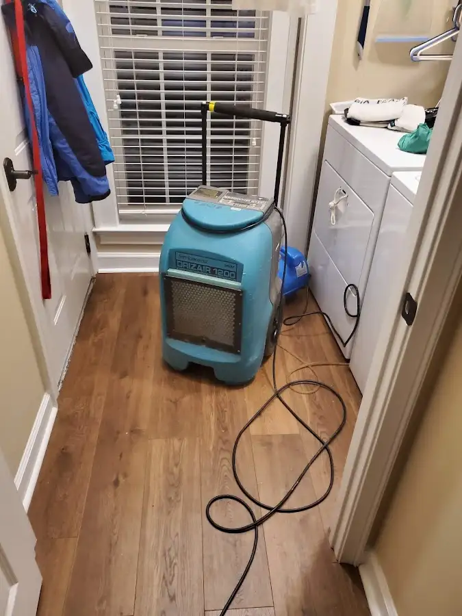 Commercial dehumidifier deployed for Flood Damage Cleanup in Carmichael