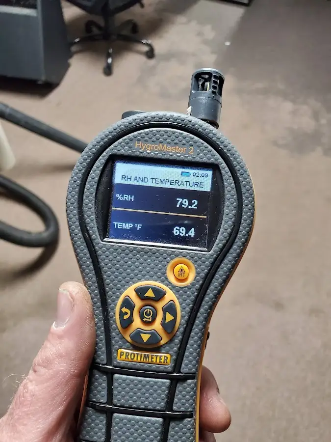 Moisture meter humidity assessment for Fire & Smoke Damage Restoration in Carmichael
